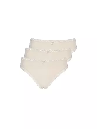 NINA VON C | Jazzpants 3er-Pkg tinto rosso | beige